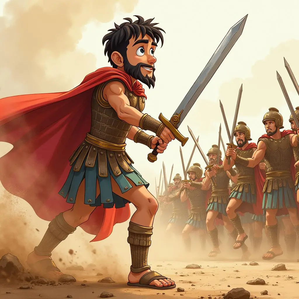 阿喀琉斯冲向战场