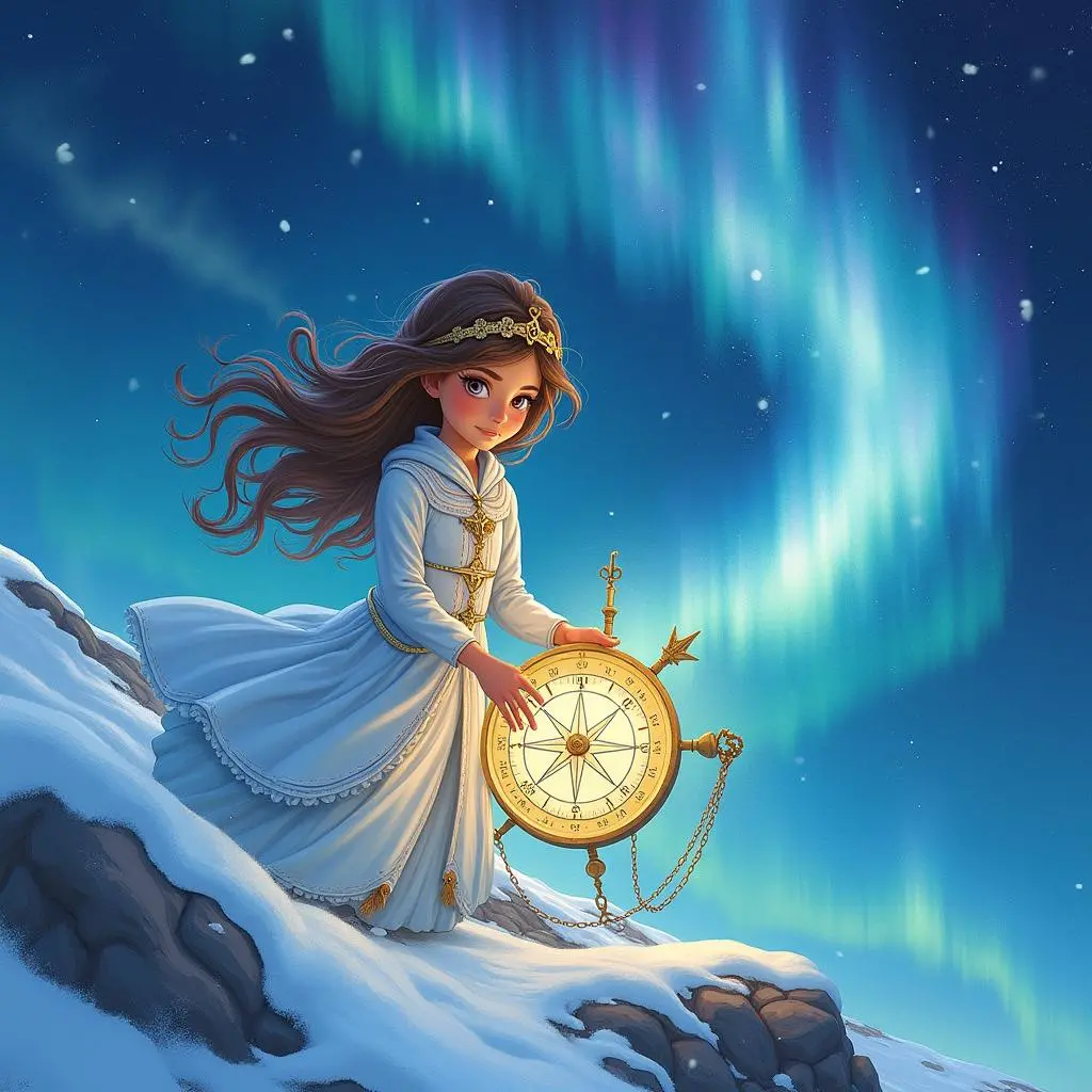 公主带男孩找路