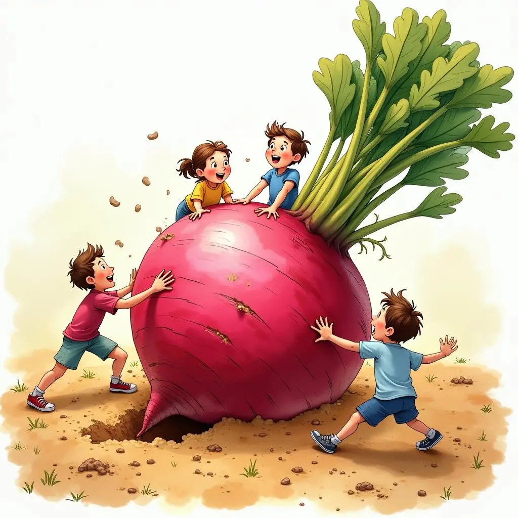 萝卜终于被拔出