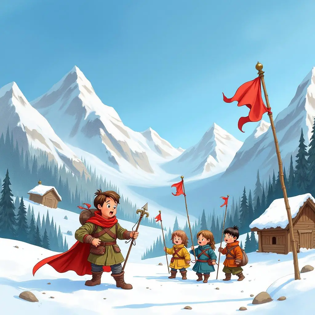 艾里克发现被困村民