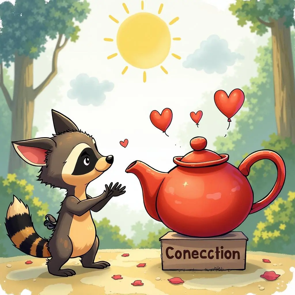 村民们纷纷拿出钱币放进寺庙的功德箱,狸猫茶釜向大家鞠躬致谢。