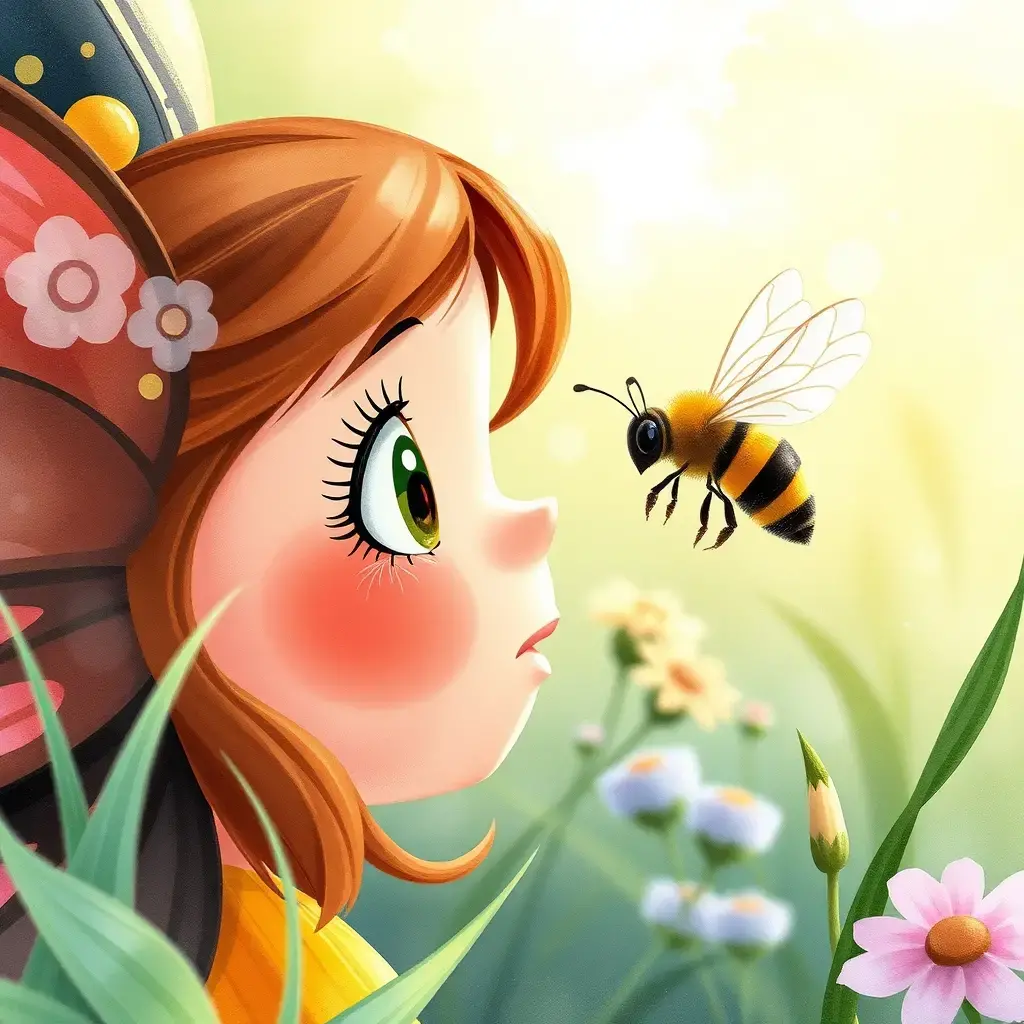 蝴蝶公主在花园