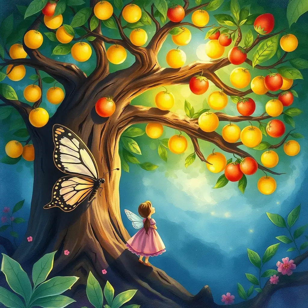 公主找到魔法树