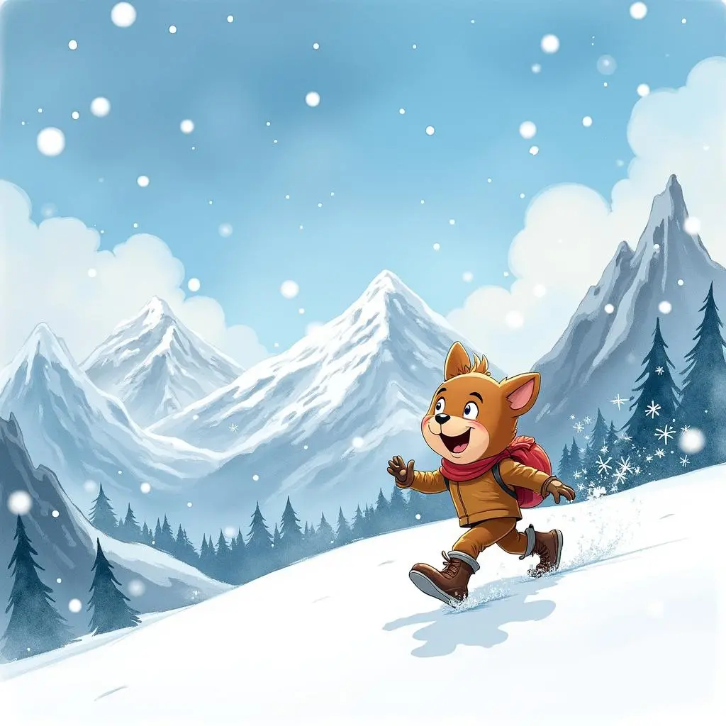 云朵飞向古老的城堡