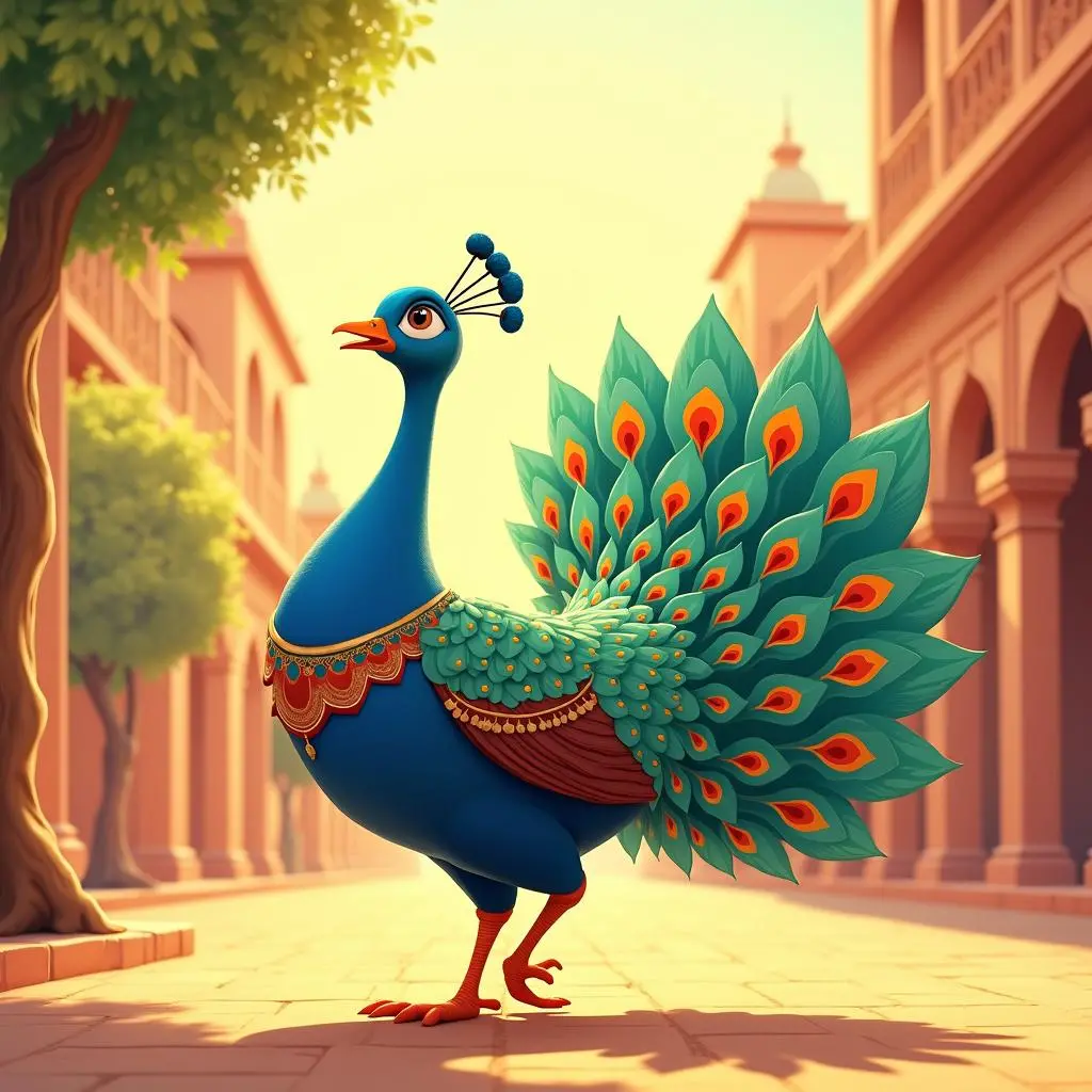 跳舞的孔雀