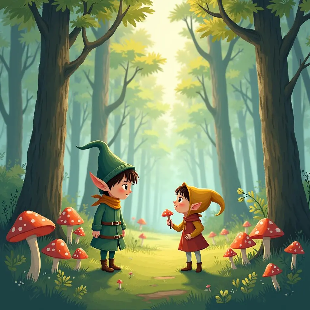 森林里的小精灵