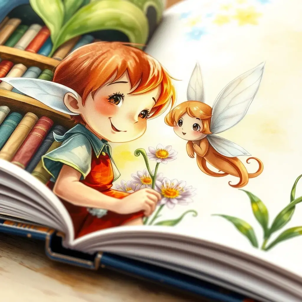 小拇指姑娘和莉莉聊天