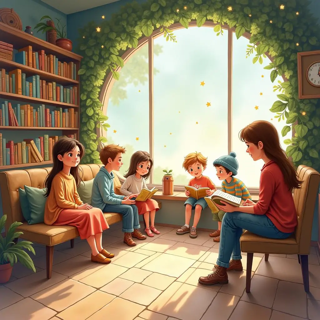 大家围坐在一起