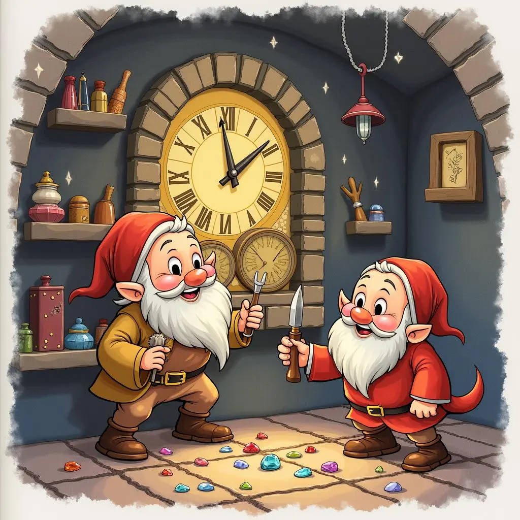 小矮人在房间里