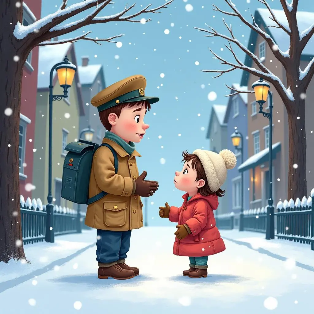 小邮差送小女孩回家