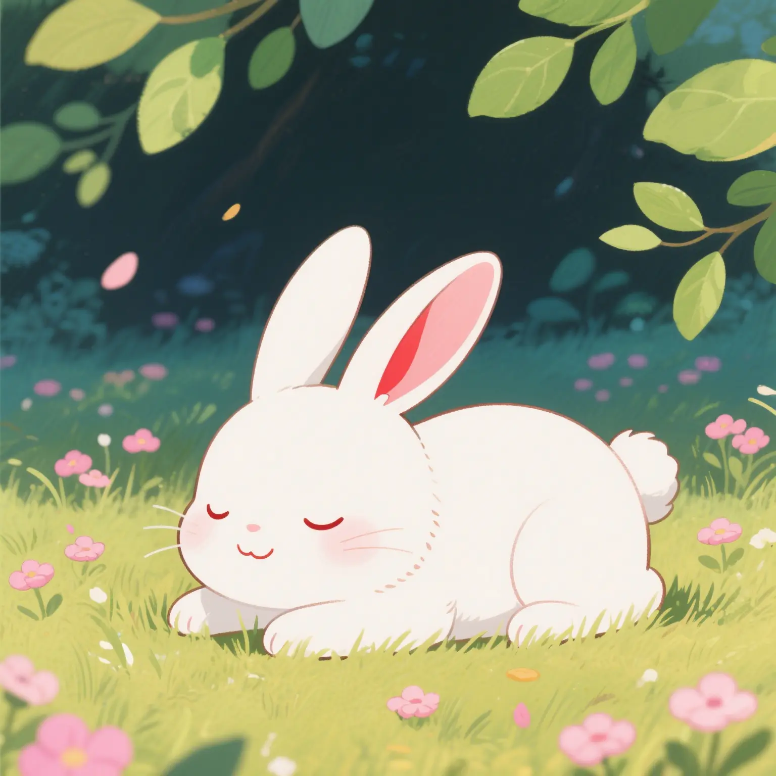 小兔子睡觉