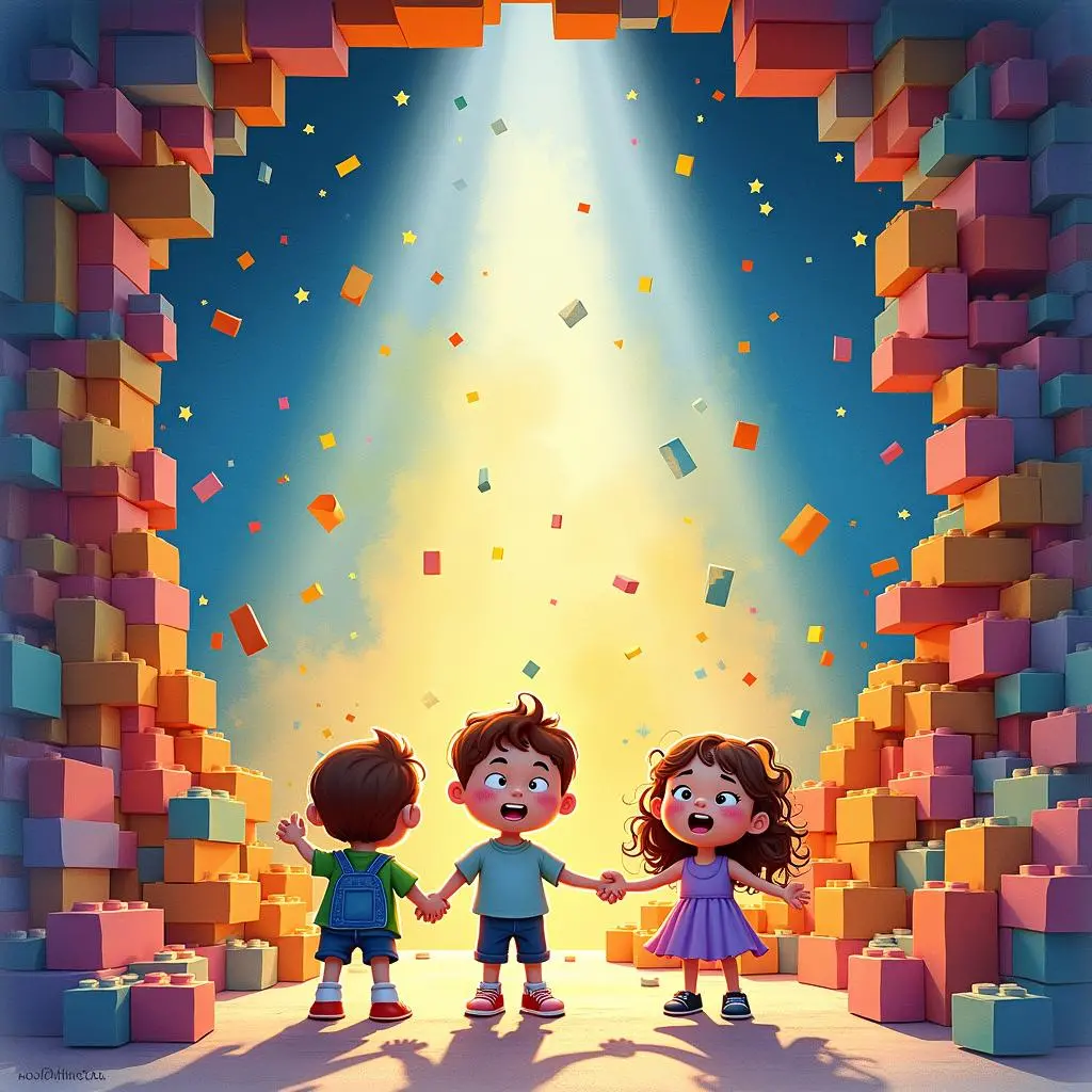 积木搭建大舞台