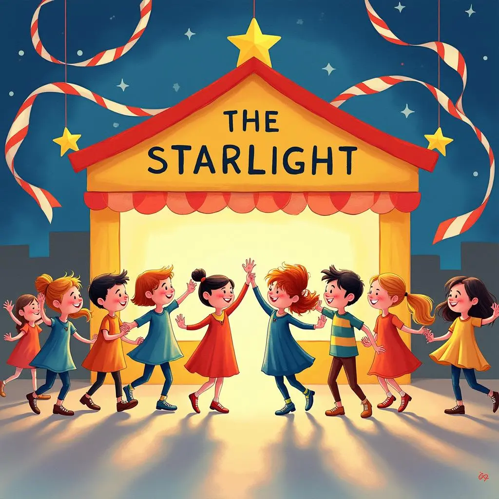 大家一起欢乐跳舞