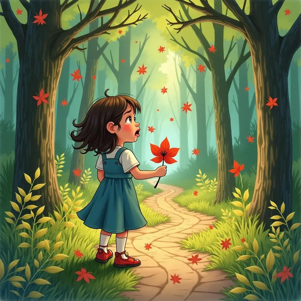 莉莉在森林中迷路