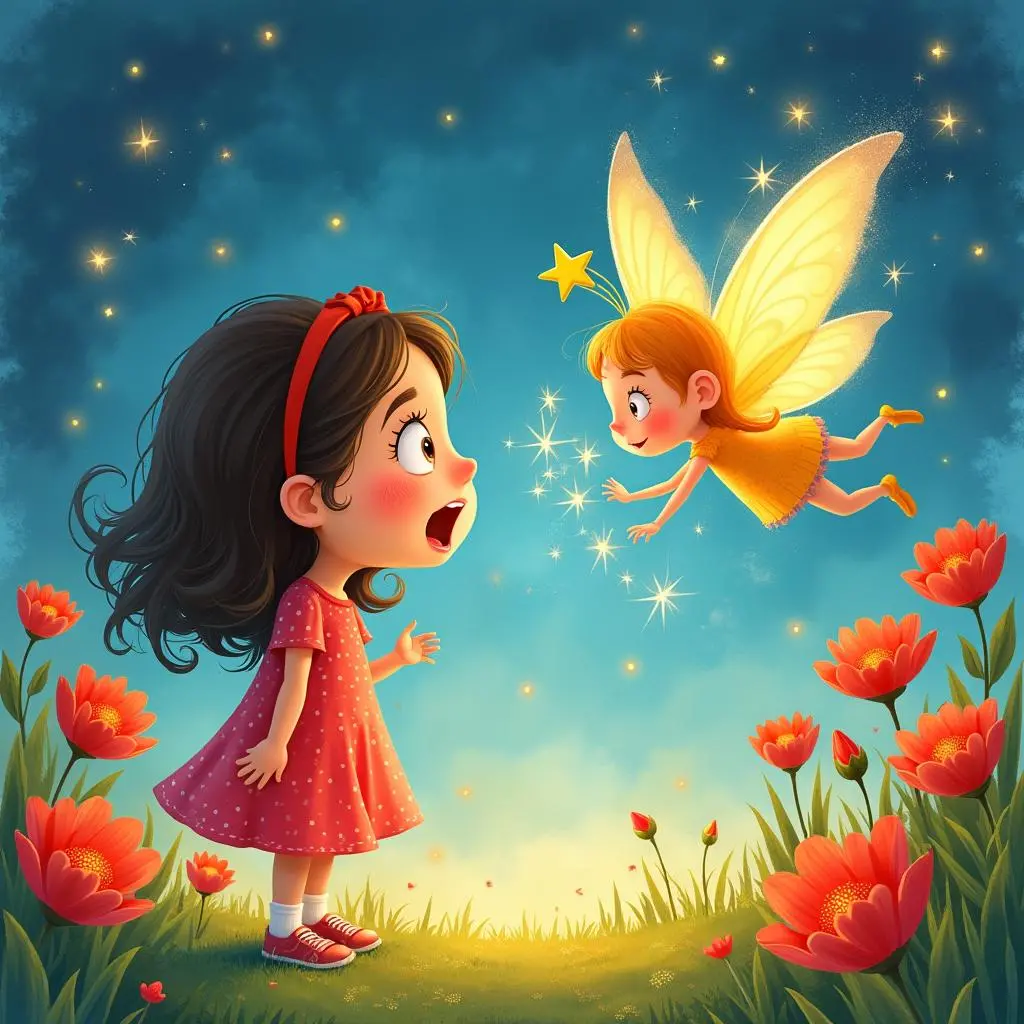 莉莉遇到小精灵